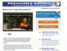 Tablet Screenshot of memorycross.com